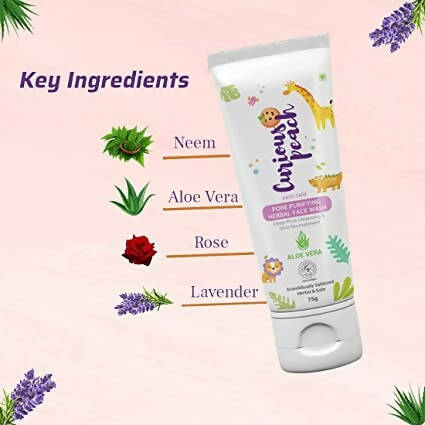 Curious Peach Pore Purifying Herbal Face Wash Main Image