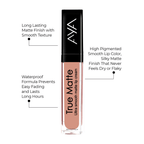 AYA True Matte Liquid Lipstick, Ultra Smooth Matte Lip Cream - 03 Brown Nude