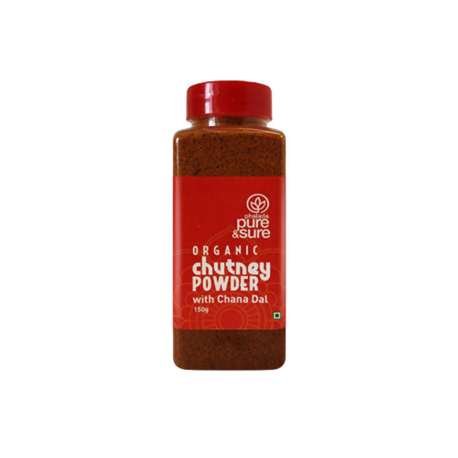 Pure & Sure Organic Chutney Powder With Chana dal Hover Image