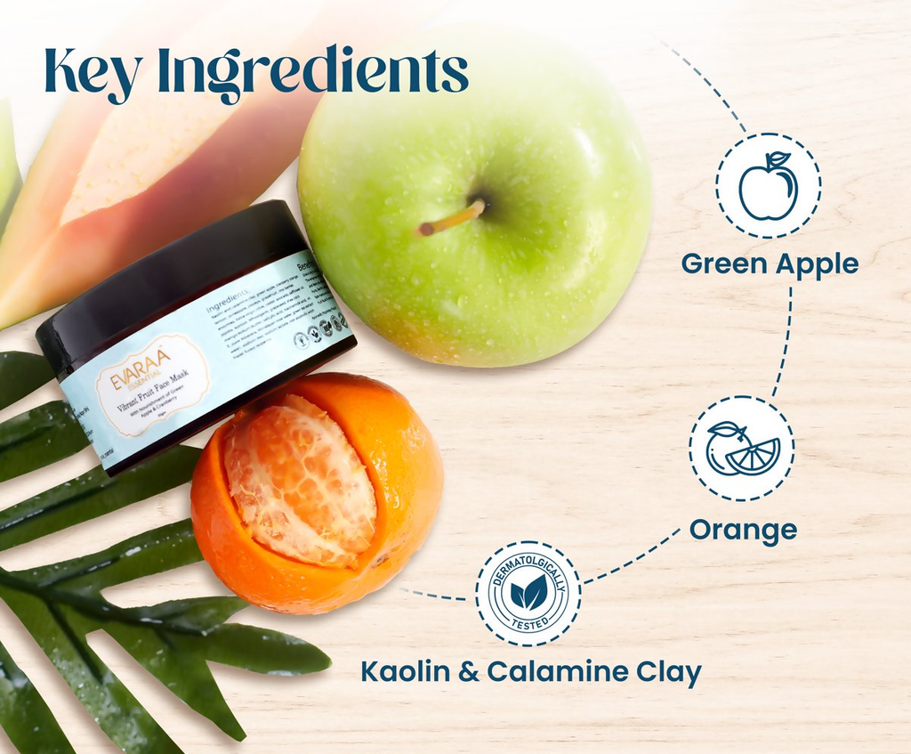 Evaraa Essential Vibrant Fruit Face Mask