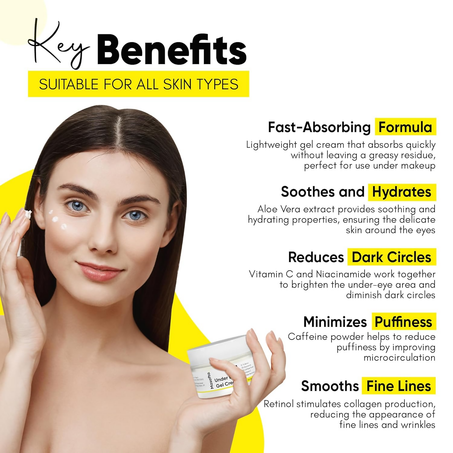 Masofta Under Eye Gel Cream