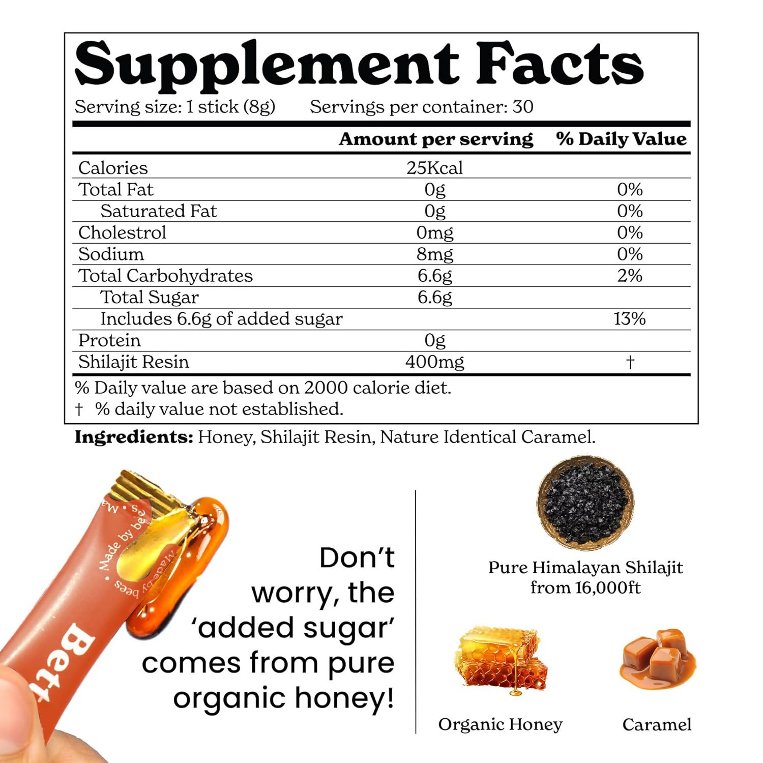 Better Alt Pure Himalayan Sj Honey Sticks