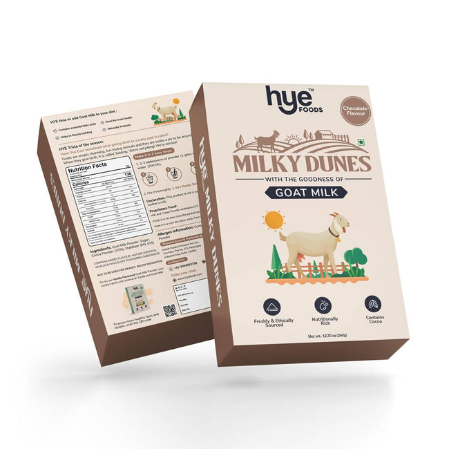 Hye Foods Milky Dunes Goat Milk Powder - Chocolate Flavour Main Image