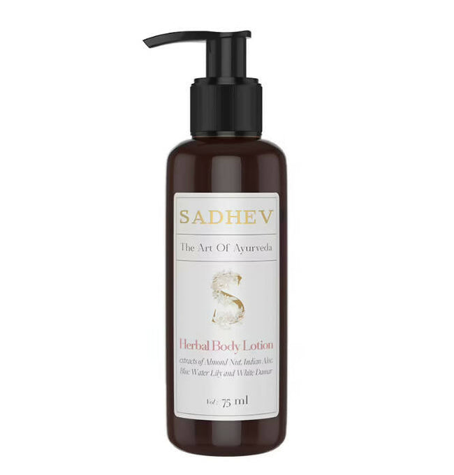 Sadhev Herbal Body Lotion - Almond & Aloe Hover Image