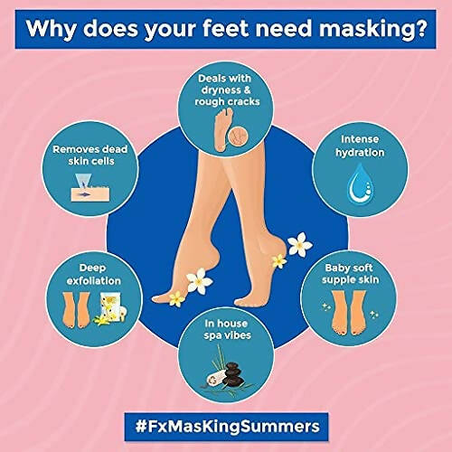 Skin Fx Foot Mask For Nourishing And Smoothening