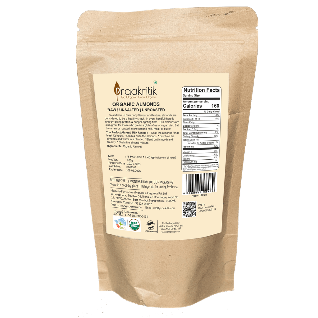 Praakritik Organic Almonds