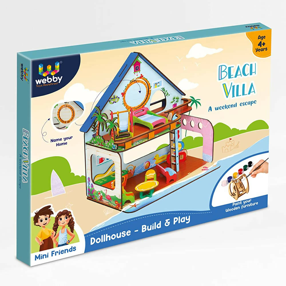 Webby Beach Villa The Weekend Escape All Side Play Doll House