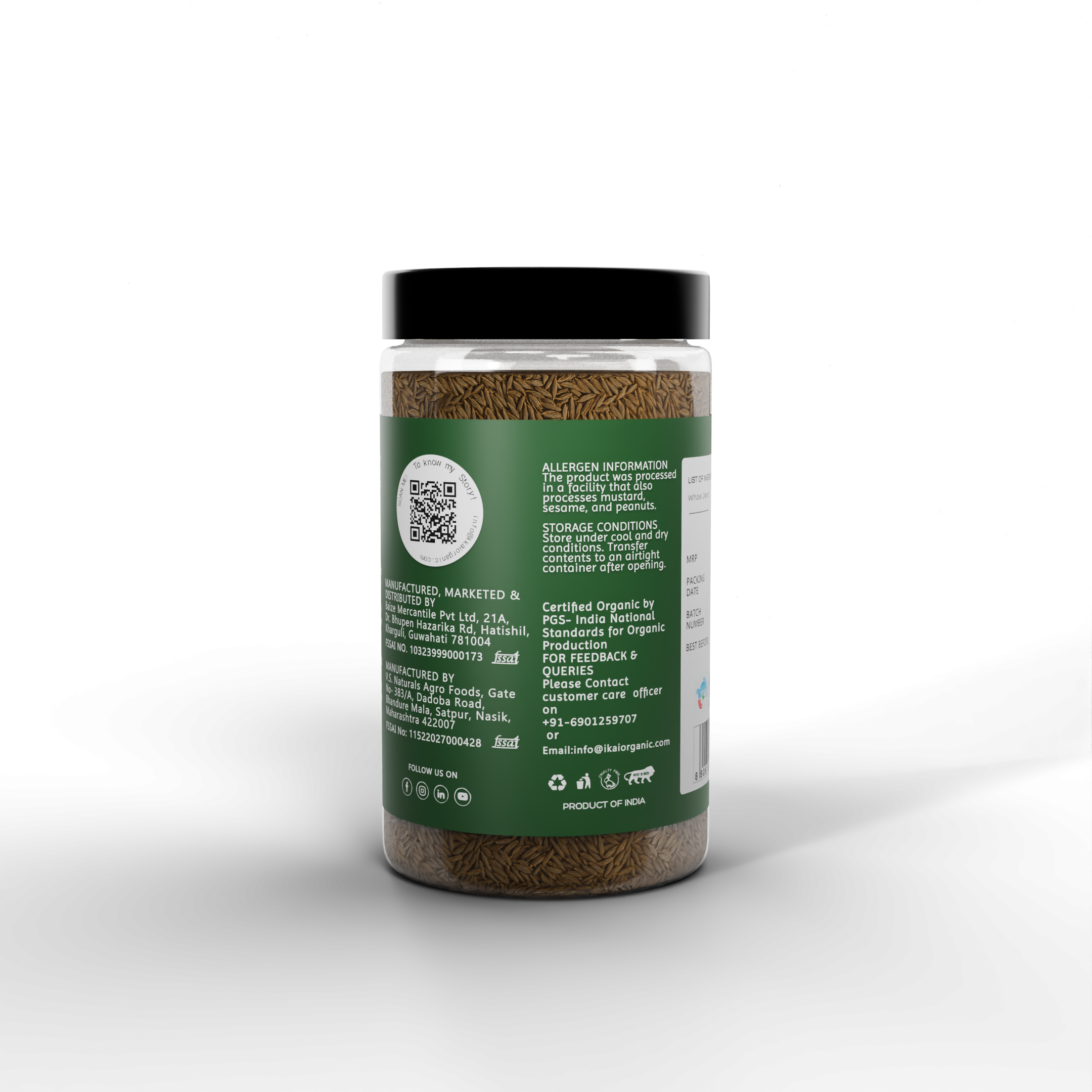 IKAI Organic Cumin Seeds