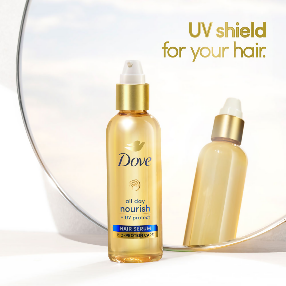 Dove All Day Nourish + UV Protect Hair Serum With Bio Protein Care