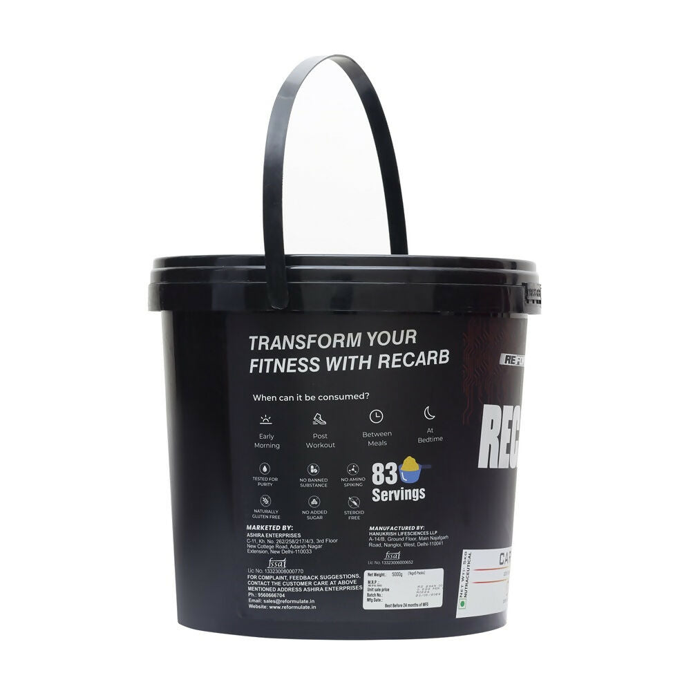 Reformulate Recarb I Carbs I 239 Energy I Nutraceutical - Unflavoured