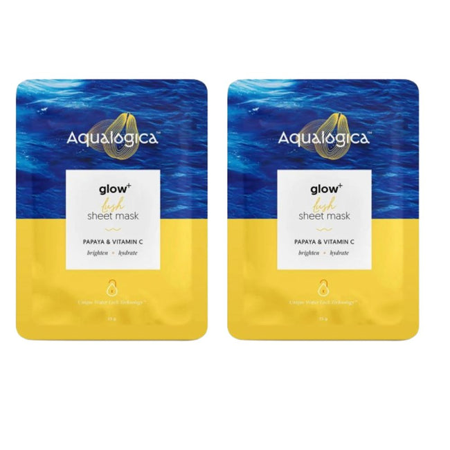 Aqualogica Glow+ Lush Sheet Mask, Instant Hydration & Glowing Skin Main Image