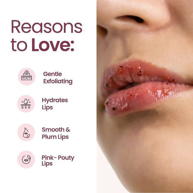 Mother Sparsh Rose & Beetroot Lip Lightening Scrub Main Image