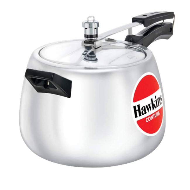 Hawkins Contura Pressure Cooker 6.5 Litre - Silver (HC65) Hover Image