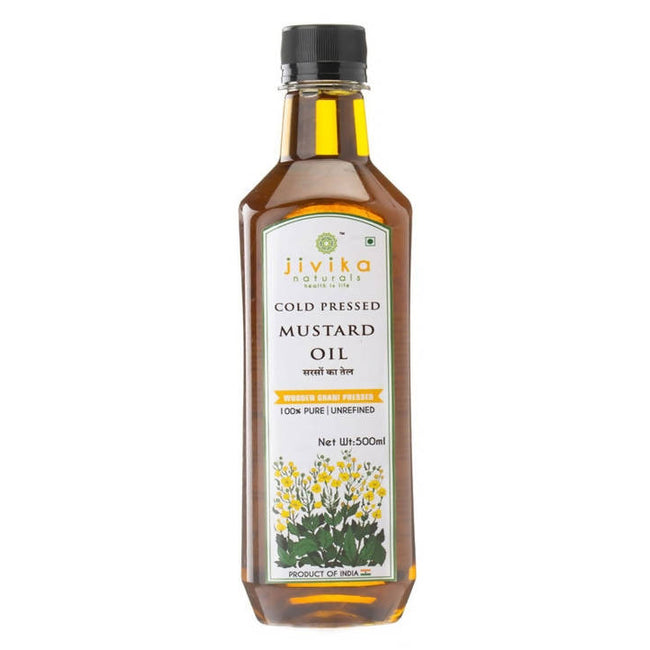 Jivika Naturals Cold Pressed Mustard Oil Hover Image