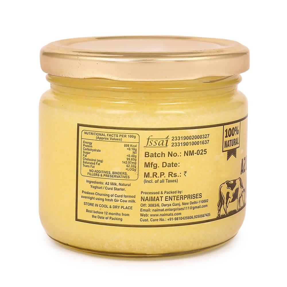 Naimat A2 Desi Gir Cow Ghee | Homemade Ghee From Desi Cow Milk | Certified Organic Ghee