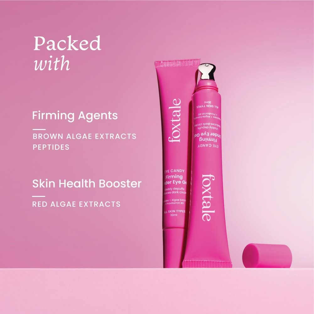 Foxtale Firming Eye Cream With Peptides For Brighter Under Eyes