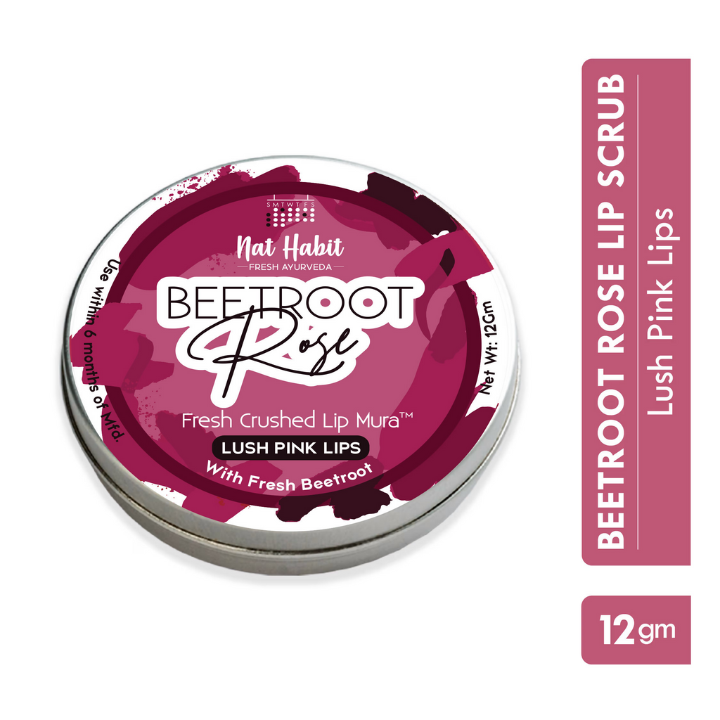 Nat Habit Beetroot Rose Fresh Lip Scrub
