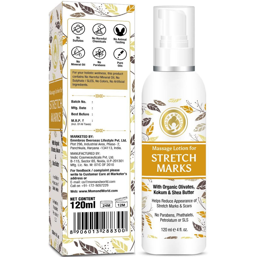 Mom & World Massage Lotion For Stretch Marks