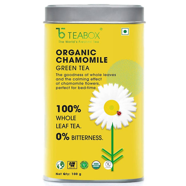 Teabox Organic Chamomile Green Tea Loose Leaves Hover Image