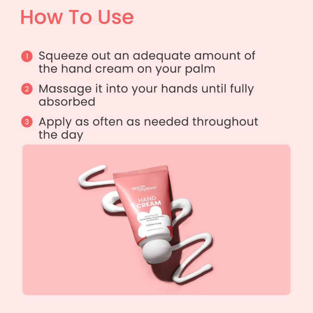 Earth Rhythm Floral Garden Hand Cream Enriched with Ceramide