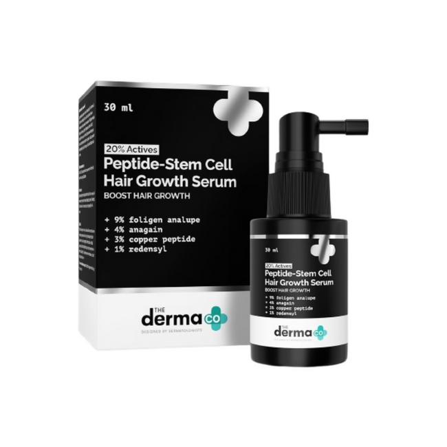 The Derma Co 20% Actives Peptide Stem Cell Hair Growth Serum Hover Image