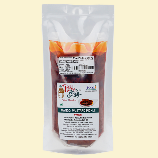 The Pickle Story Mango and Mustard – Avakai Pickle Main Image