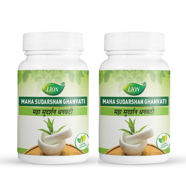 Lion Ayurveda Mahasudarshan Ghanvati Hover Image