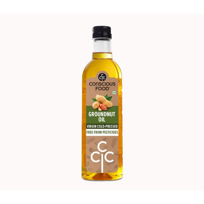 Conscious Food Organic Peanut/Groundnut Oil Hover Image
