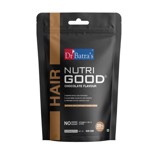 Dr. Batra's NutriGood For Hair Care - Chocolate Flavour Hover Image