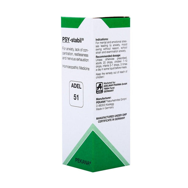 Adel Homeopathy 51 Psy-Stabil Drop Main Image