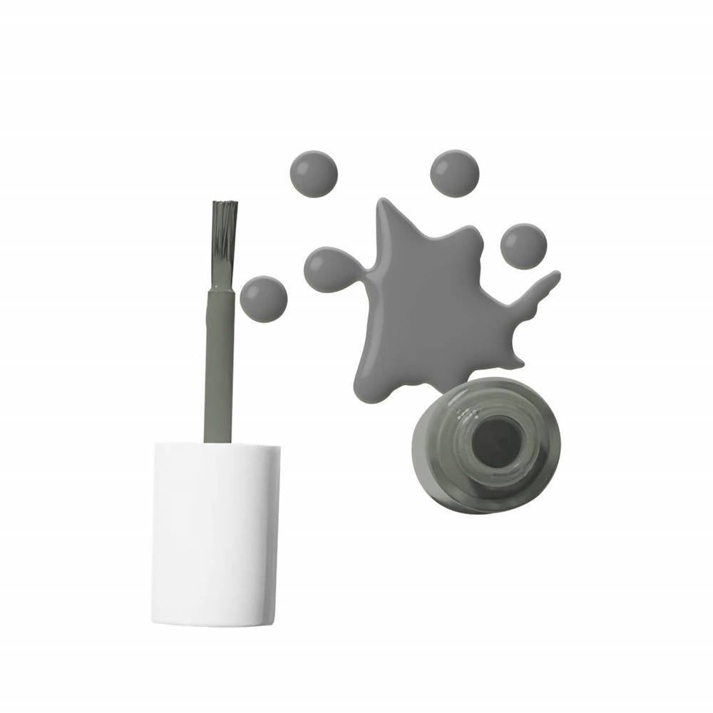 MYGLAMM LIT Nail Paint - Grounded - Smoky Grey Shade (7 Ml)