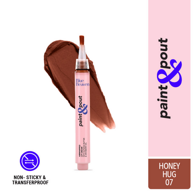 Blue Heaven Paint & Pout Airwhipped Lip Cream - Honey Hug 07 Main Image