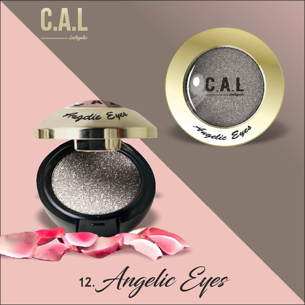 CAL Los Angeles Angelic Eye Shadow (Single Eyes) 12-Black