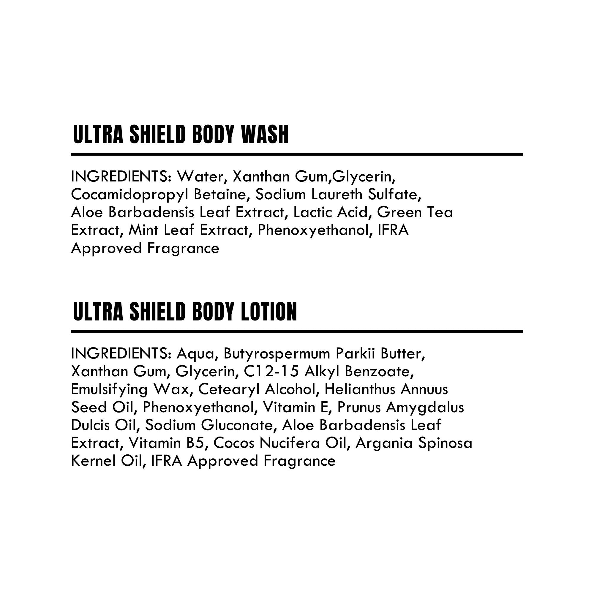 Detoxie Body Wash & Body Lotion Combo - Urban Shield