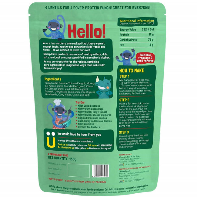 Slurrp Farm Spinach Millet Dosa Mix Main Image