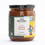 Two Brothers Organic Farms Oil Free Lemon Pickle