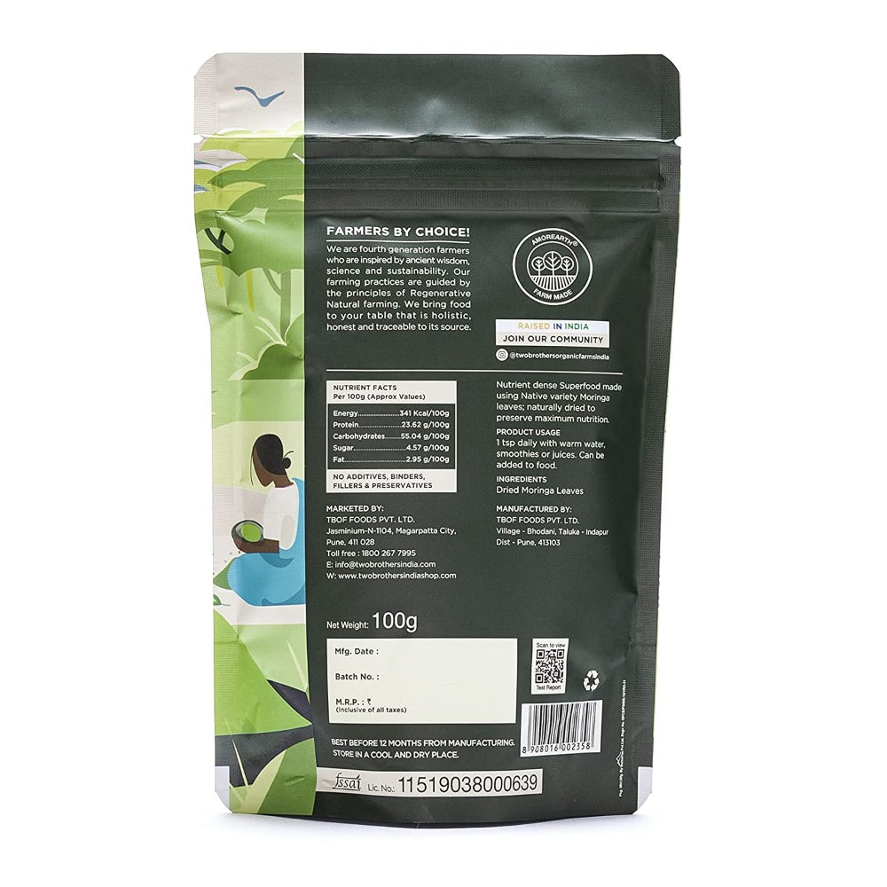Two Brothers Organic Farms Moringa Powder