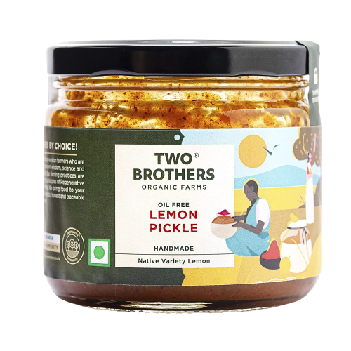 Two Brothers Organic Farms Oil Free Lemon Pickle Hover Image