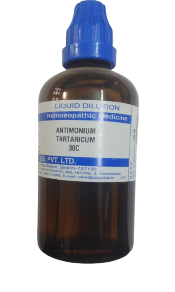 SBL Homeopathy Antimonium Tartaricum Dilution
