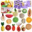 The Small Wonderland Pretend Play Fruits- 18-Piece Pretend Play Fruits Set