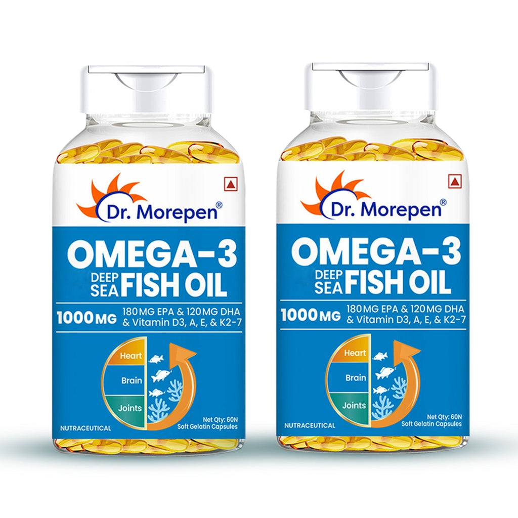 Dr. Morepen Omega-3 1000Mg Deep Sea Fish Oil Softgel Capsules