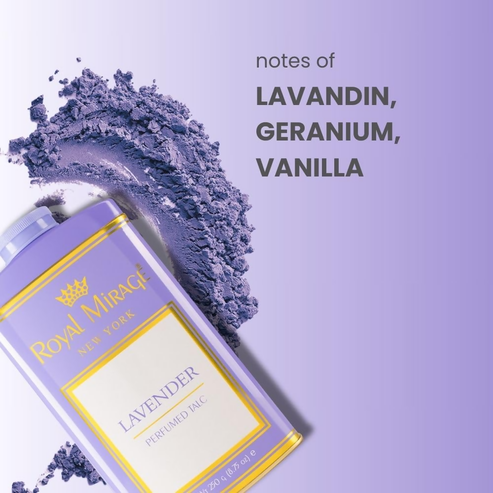 Royal Mirage Lavender Perfumed Talc