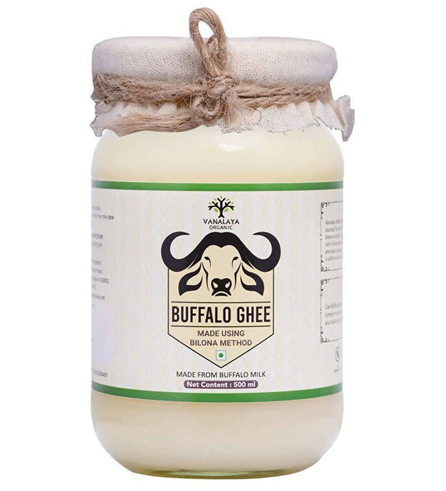 Vanalaya Buffalo Ghee | Vedic Bilona Method | Churned From Curd | Pure & Natural | Buffalo Ghee Hover Image