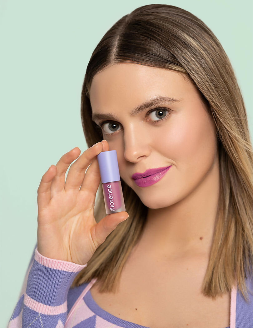 Florence by Mills Be A VIP Velvet Liquid Lipstick - Go Off (Rosey Pink)