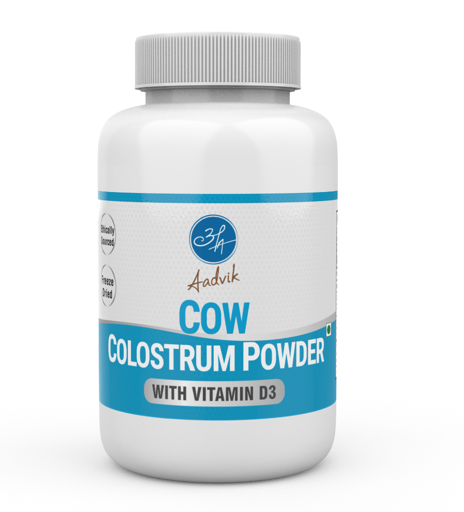 Aadvik Cow Colostrum Powder with 600 IU Vit D3 per serving