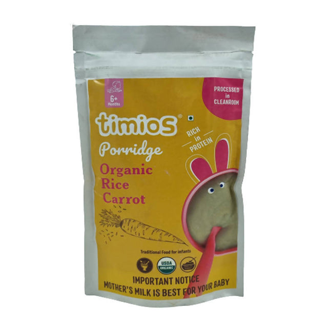 Timios Organic Rice Carrot Porridge Hover Image