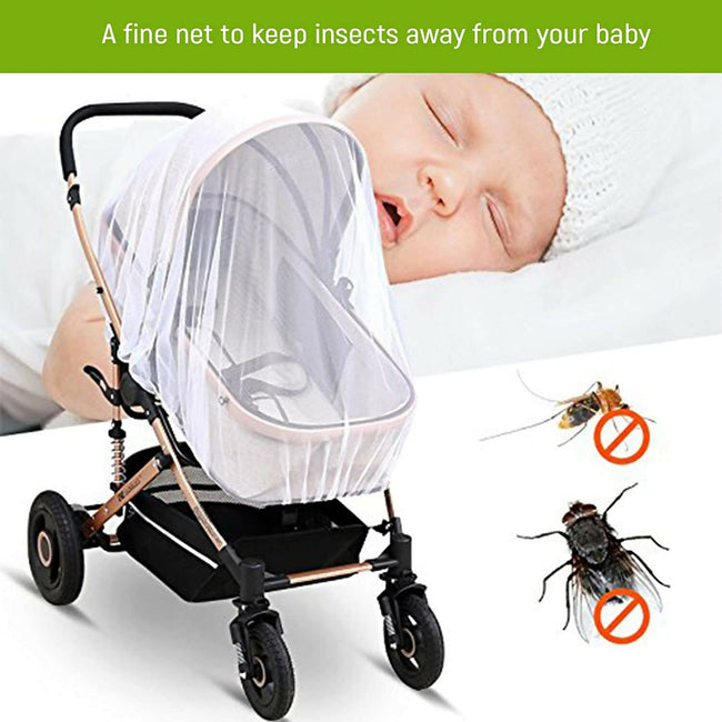 Safe-O-Kid Waterproof Net, Wind Shield Net For Baby Pram/Strollers, Transparent Main Image