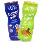 Happa Organic Multigrain Vanilla Blueberry & Carrot Beetroot Melts Super Puffs Combo(8 Months+)