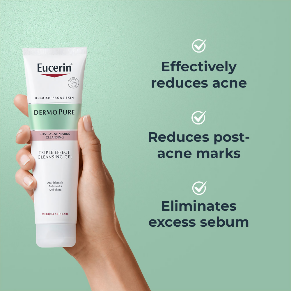 Eucerin Dermopurifyer Toner Cleansing Gel & Serum Combo