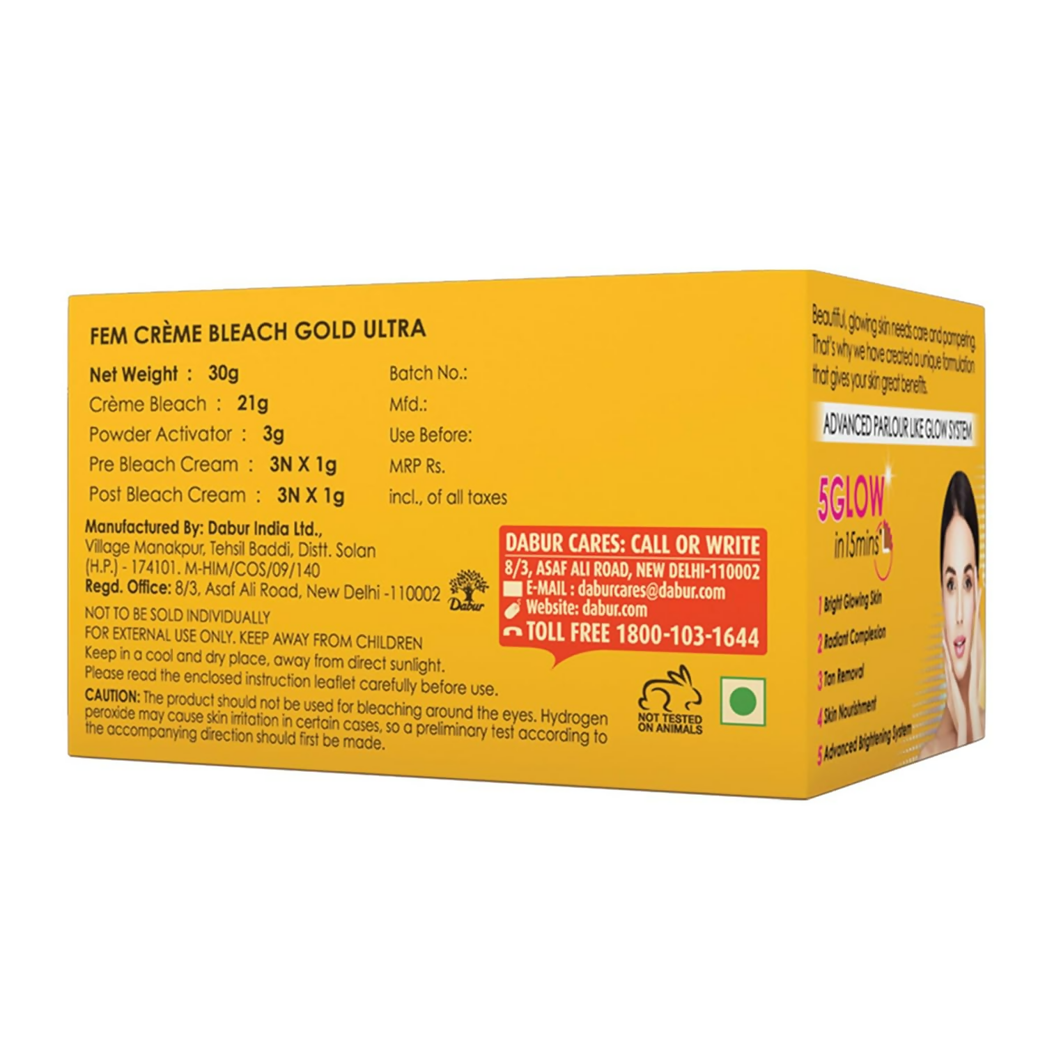 Fem Fairness (Gold Ultra) Crème Bleach